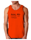 Error 404 Costume Distressed Loose Tank Top-Loose Tank Top-TooLoud-Orange-Small-Davson Sales
