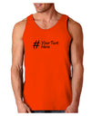 Personalized Hashtag Loose Tank Top by TooLoud-Loose Tank Top-TooLoud-Orange-Small-Davson Sales