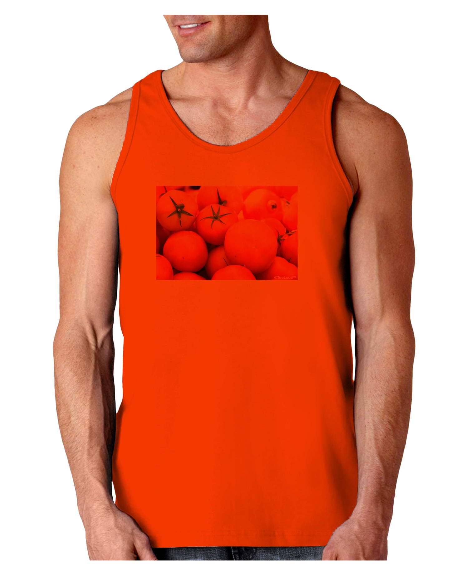 Buy Local Produce Tomatoes Loose Tank Top-Loose Tank Top-TooLoud-Orange-Small-Davson Sales