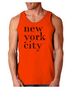 New York City - City Lights Loose Tank Top by TooLoud-Loose Tank Top-TooLoud-Orange-Small-Davson Sales