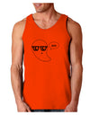 Cute Nerd Ghost Boo Halloween Loose Tank Top-Loose Tank Top-TooLoud-Orange-Small-Davson Sales