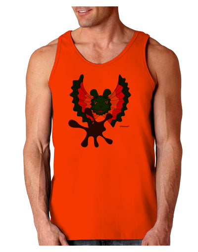 Dilophosaurus Design - Spit Loose Tank Top by TooLoud-Loose Tank Top-TooLoud-Orange-Small-Davson Sales