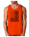 Stamp Style American Flag - Distressed Loose Tank Top by TooLoud-Loose Tank Top-TooLoud-Orange-Small-Davson Sales