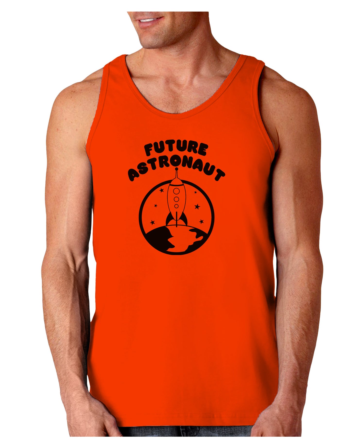 Future Astronaut Loose Tank Top-Loose Tank Top-TooLoud-Orange-Small-Davson Sales