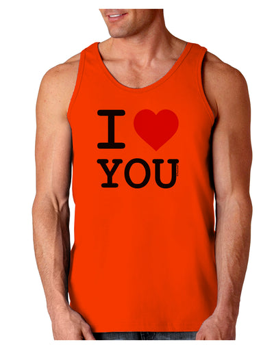 I Heart You Loose Tank Top-Loose Tank Top-TooLoud-Orange-Small-Davson Sales