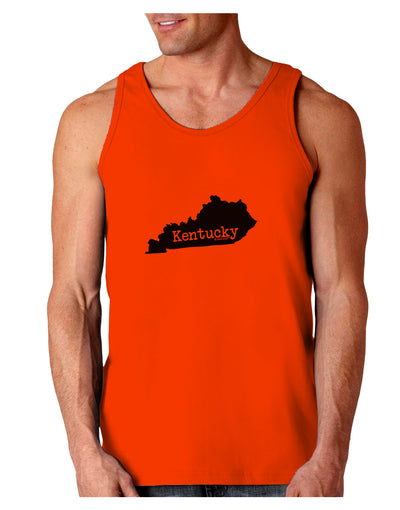 Kentucky - United States Shape Loose Tank Top by TooLoud-TooLoud-Orange-Small-Davson Sales