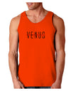 Planet Venus Text Only Loose Tank Top-Loose Tank Top-TooLoud-Orange-Small-Davson Sales