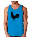 Rooster Silhouette Design Loose Tank Top-Loose Tank Top-TooLoud-Sapphire-Small-Davson Sales