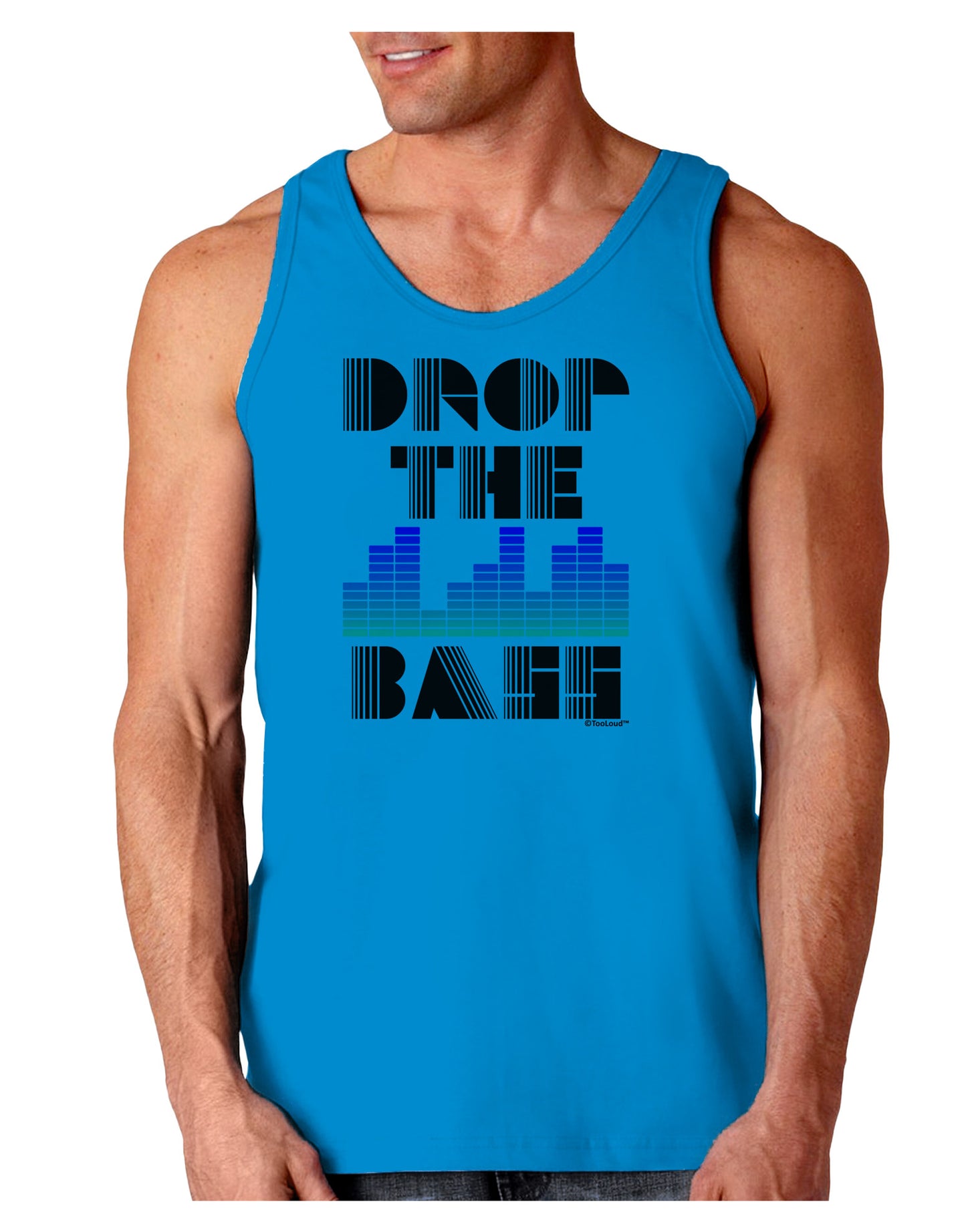 Drop the Bass Loose Tank Top-Loose Tank Top-TooLoud-Sapphire-Small-Davson Sales