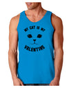 My Cat is my Valentine Loose Tank Top by-Loose Tank Top-TooLoud-Sapphire-Small-Davson Sales