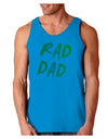 Rad Dad Design - 80s Neon Loose Tank Top-Loose Tank Top-TooLoud-Sapphire-Small-Davson Sales