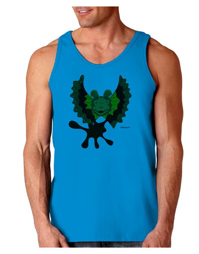 Dilophosaurus Design - Spit Loose Tank Top by TooLoud-Loose Tank Top-TooLoud-Sapphire-Small-Davson Sales