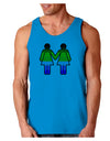 Rainbow Lesbian Women Holding Hands Loose Tank Top-Loose Tank Top-TooLoud-Sapphire-Small-Davson Sales