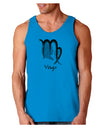 Virgo Symbol Loose Tank Top-Loose Tank Top-TooLoud-Sapphire-Small-Davson Sales