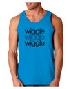 Wiggle Wiggle Wiggle - Text Loose Tank Top-Loose Tank Top-TooLoud-Sapphire-Small-Davson Sales