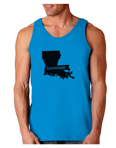 Louisiana - United States Shape Loose Tank Top by TooLoud-Loose Tank Top-TooLoud-Sapphire-Small-Davson Sales