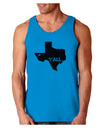 Texas State Y'all Design with Flag Heart Loose Tank Top by TooLoud-Loose Tank Top-TooLoud-Sapphire-Small-Davson Sales