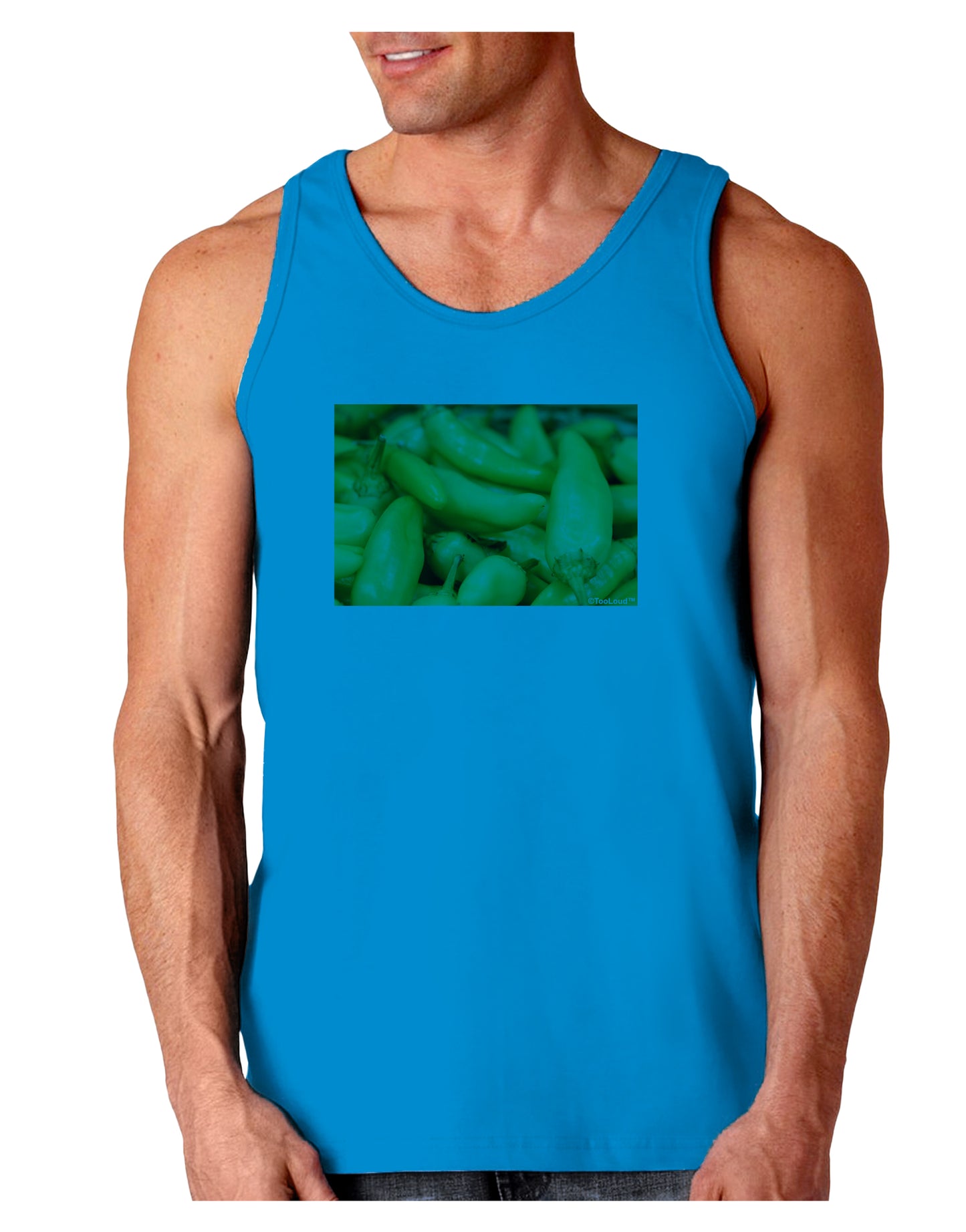 Buy Local - Jalapenos Loose Tank Top-Loose Tank Top-TooLoud-Sapphire-Small-Davson Sales