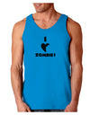 I Heart Zombies - Funny - Halloween Loose Tank Top-Loose Tank Top-TooLoud-Sapphire-Small-Davson Sales