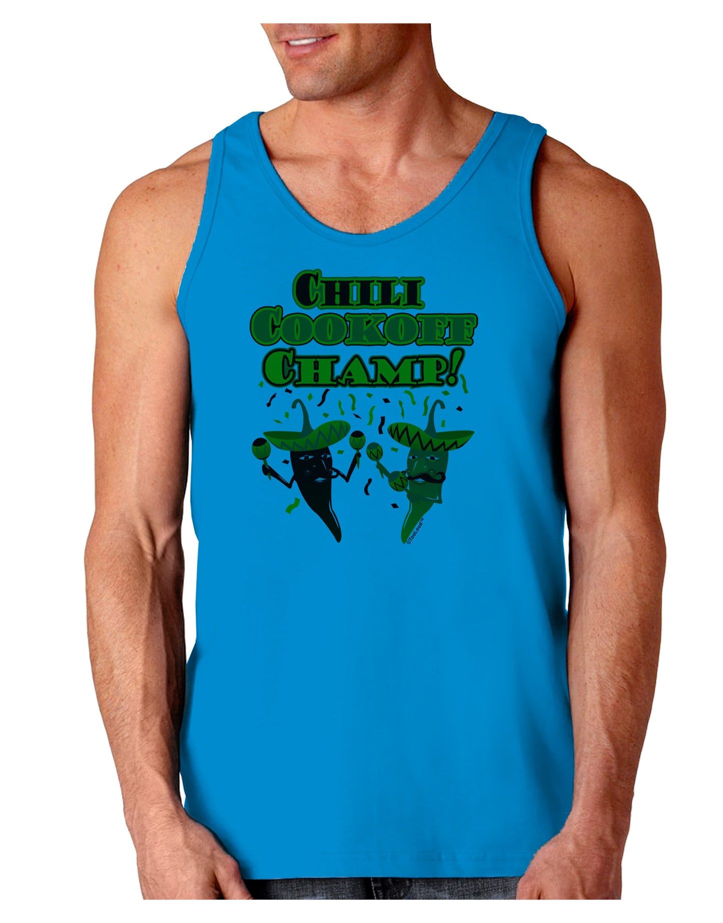 Chili Cookoff Champ! Chile Peppers Loose Tank Top-Loose Tank Top-TooLoud-Sapphire-Small-Davson Sales