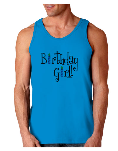 Birthday Girl - Birthday Candles Loose Tank Top by TooLoud-Loose Tank Top-TooLoud-Sapphire-Small-Davson Sales