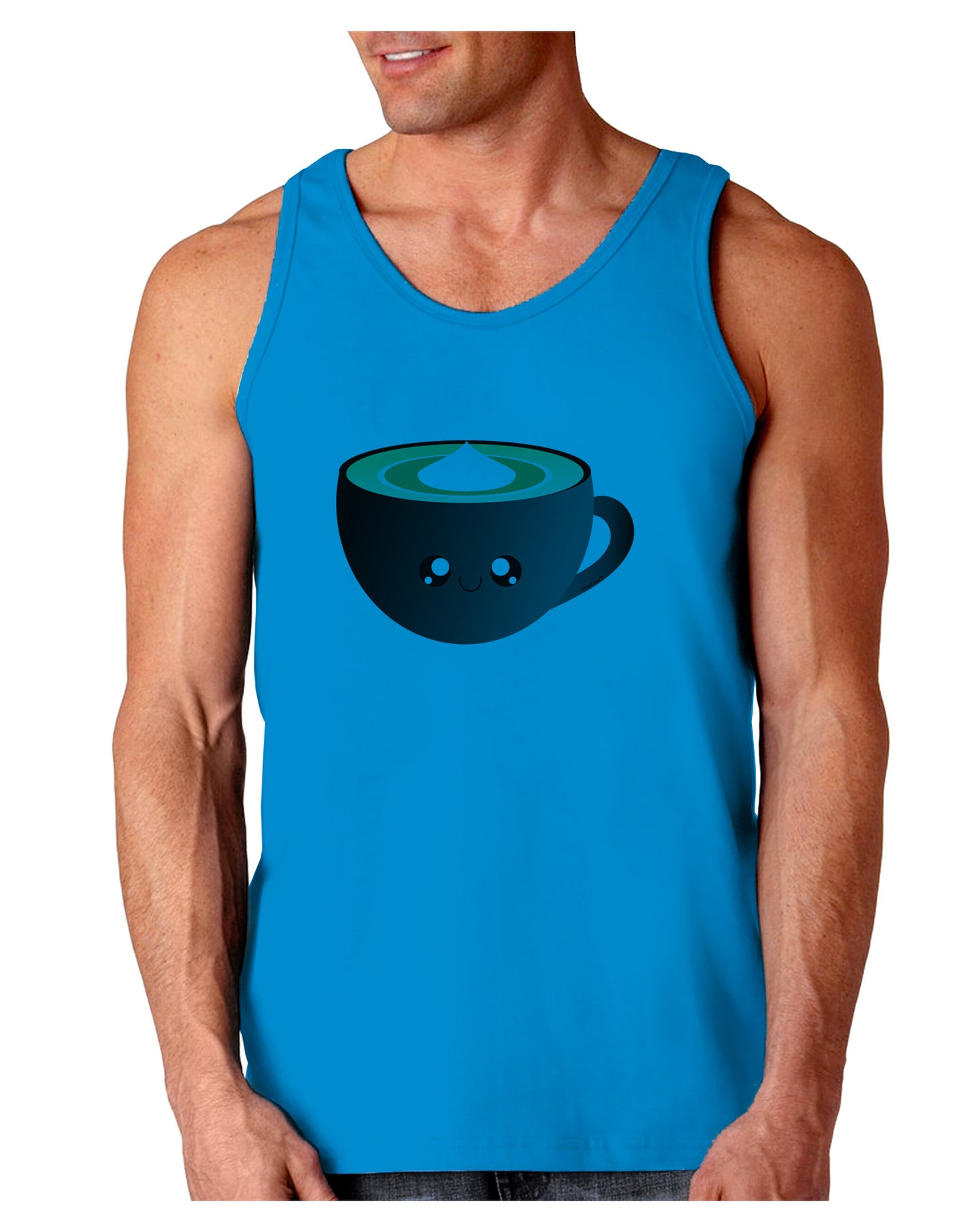 Cute Christmas Drink Eggnog Loose Tank Top-Loose Tank Top-TooLoud-Sapphire-Small-Davson Sales