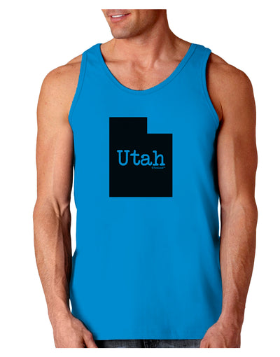 Utah - United States Shape Loose Tank Top by TooLoud-Loose Tank Top-TooLoud-Sapphire-Small-Davson Sales