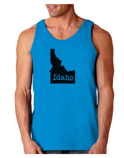 Idaho - United States Shape Loose Tank Top by TooLoud-Loose Tank Top-TooLoud-Sapphire-Small-Davson Sales