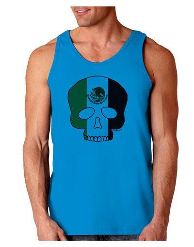 Skull Flag Mexico Loose Tank Top-Loose Tank Top-TooLoud-Sapphire-Small-Davson Sales