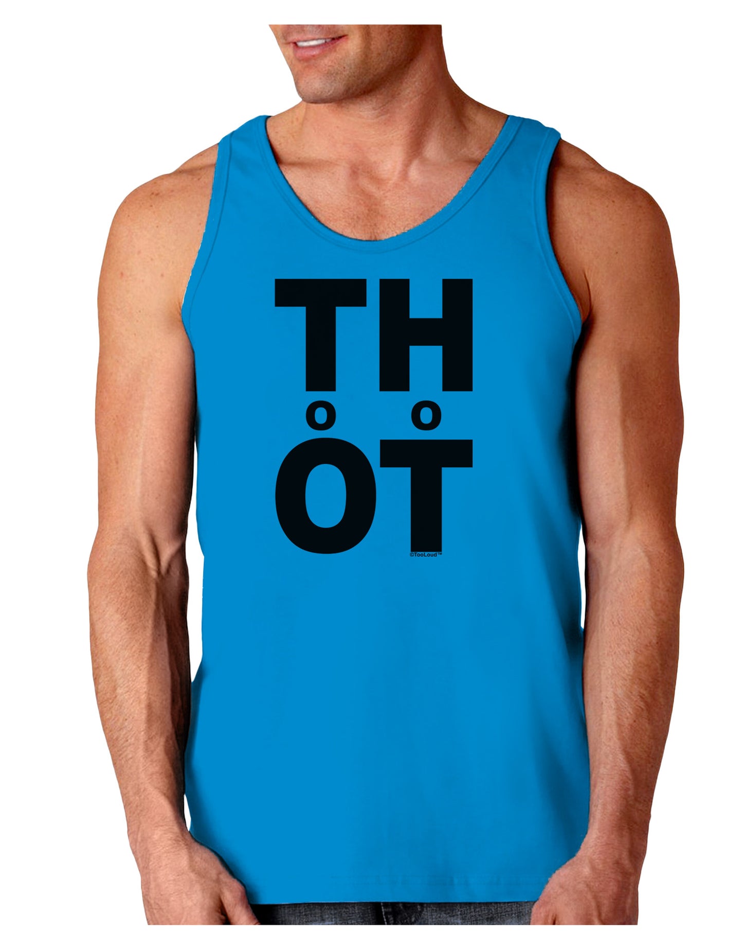 THOT Too Hot Loose Tank Top-Loose Tank Top-TooLoud-Sapphire-Small-Davson Sales