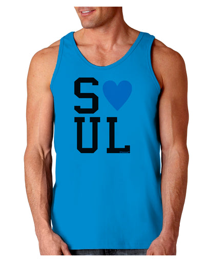 Matching Soulmate Design - Soul - Blue Loose Tank Top by TooLoud-Loose Tank Top-TooLoud-Sapphire-Small-Davson Sales