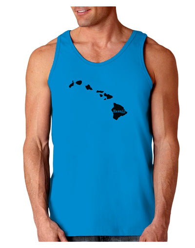 Hawaii - United States Shape Loose Tank Top by TooLoud-Loose Tank Top-TooLoud-Sapphire-Small-Davson Sales