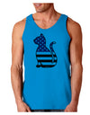 Patriotic Cat Design Loose Tank Top by TooLoud-Loose Tank Top-TooLoud-Sapphire-Small-Davson Sales