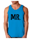 Matching Mr and Mrs Design - Mr Bow Tie Loose Tank Top by TooLoud-Loose Tank Top-TooLoud-Sapphire-Small-Davson Sales