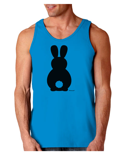 Cute Bunny Silhouette with Tail Loose Tank Top by TooLoud-Loose Tank Top-TooLoud-Sapphire-Small-Davson Sales