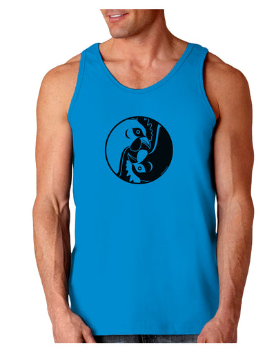 TooLoud Yin Yang Chicken Loose Tank Top-Loose Tank Top-TooLoud-Sapphire-Small-Davson Sales