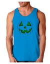 Halloween Glow Smiling Jack O Lantern Loose Tank Top-Loose Tank Top-TooLoud-Sapphire-Small-Davson Sales