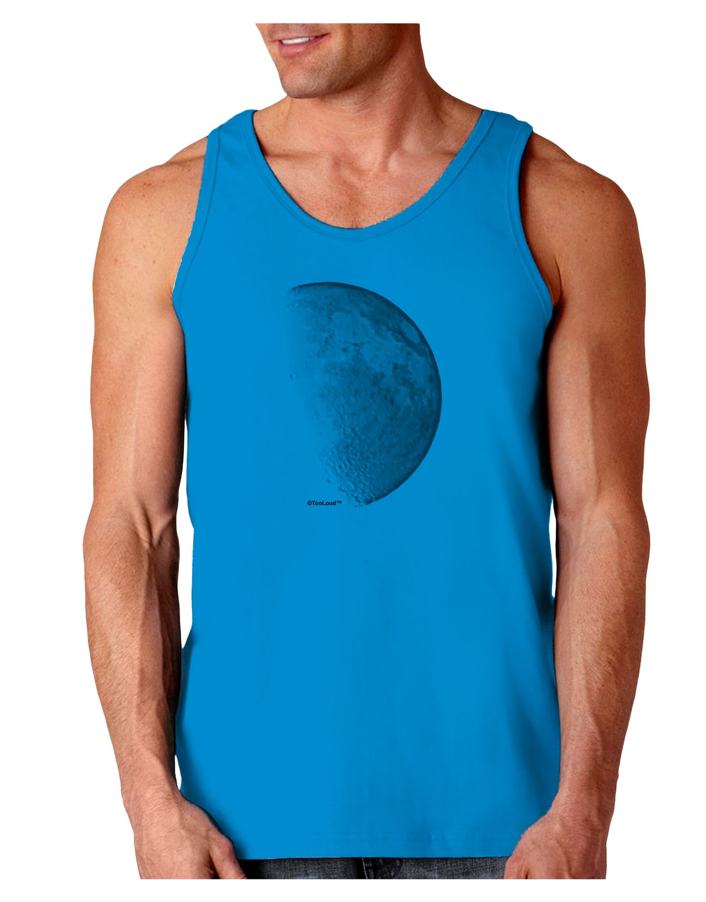Moon Shadow Loose Tank Top-Loose Tank Top-TooLoud-Sapphire-Small-Davson Sales