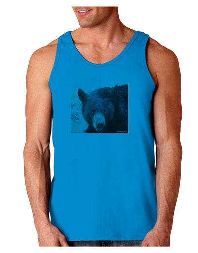 Staring Black Bear Loose Tank Top-Loose Tank Top-TooLoud-Sapphire-Small-Davson Sales