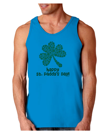 Happy St. Paddy's Day Shamrock Design Loose Tank Top by TooLoud-Loose Tank Top-TooLoud-Sapphire-Small-Davson Sales