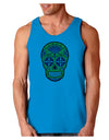 Version 7 Poison Day of the Dead Calavera Loose Tank Top-Loose Tank Top-TooLoud-Sapphire-Small-Davson Sales