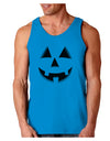 Happy Cute Jack O' Lantern Pumpkin Face Loose Tank Top-Loose Tank Top-TooLoud-Sapphire-Small-Davson Sales