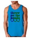 Throw Me The Beads - Mardi Gras Loose Tank Top by TooLoud-Loose Tank Top-TooLoud-Sapphire-Small-Davson Sales