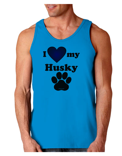 I Heart My Husky Loose Tank Top by TooLoud-TooLoud-Sapphire-Small-Davson Sales