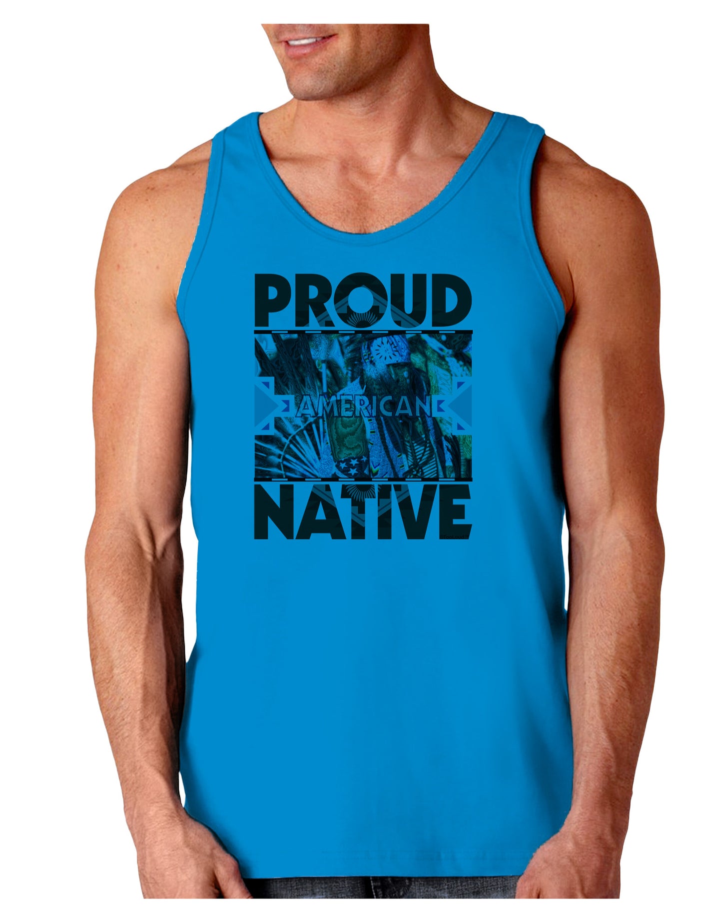 Proud Native American Loose Tank Top-Loose Tank Top-TooLoud-Sapphire-Small-Davson Sales
