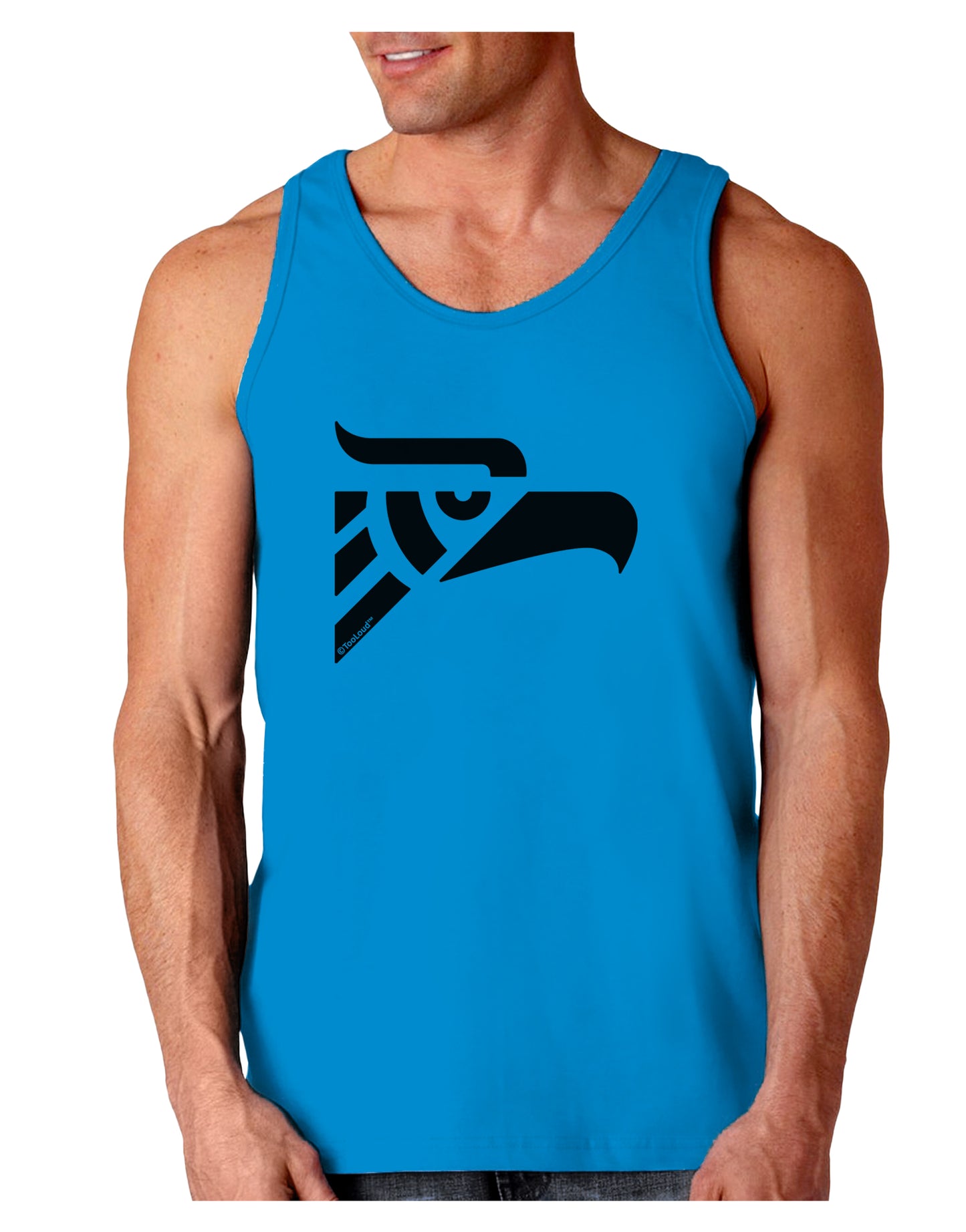 Hecho en Mexico Eagle Symbol Loose Tank Top by TooLoud-Loose Tank Top-TooLoud-Sapphire-Small-Davson Sales