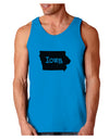 Iowa - United States Shape Loose Tank Top by TooLoud-Loose Tank Top-TooLoud-Sapphire-Small-Davson Sales