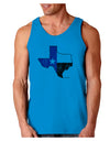 State of Texas Flag Design - Distressed Loose Tank Top-Loose Tank Top-TooLoud-Sapphire-Small-Davson Sales