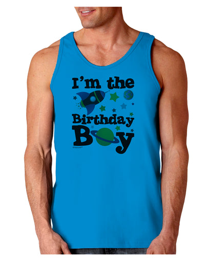 I'm the Birthday Boy - Outer Space Design Loose Tank Top by TooLoud-Loose Tank Top-TooLoud-Sapphire-Small-Davson Sales