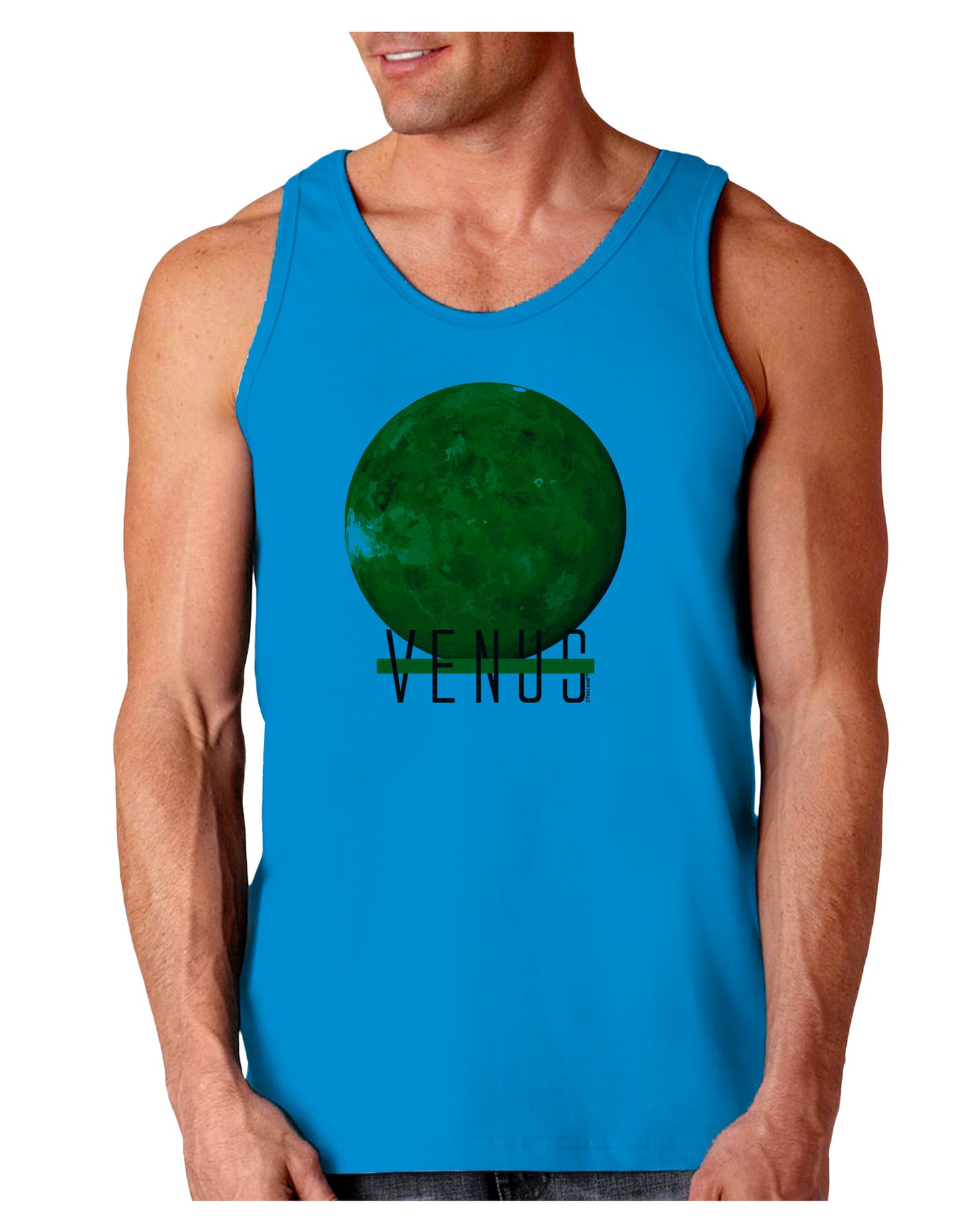 Planet Venus Text Loose Tank Top-Loose Tank Top-TooLoud-Sapphire-Small-Davson Sales